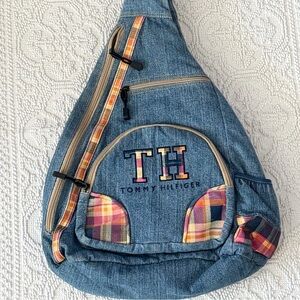 Vintage Tommy Hilfiger Denim Sling Backpack